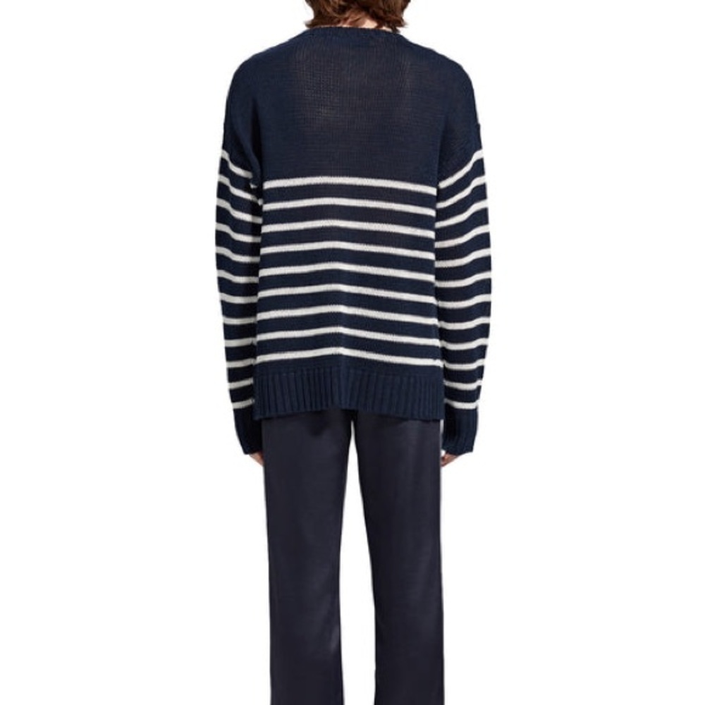 Sies Marjan Kyle Linen Striped Sweater - Picture 3 of 5